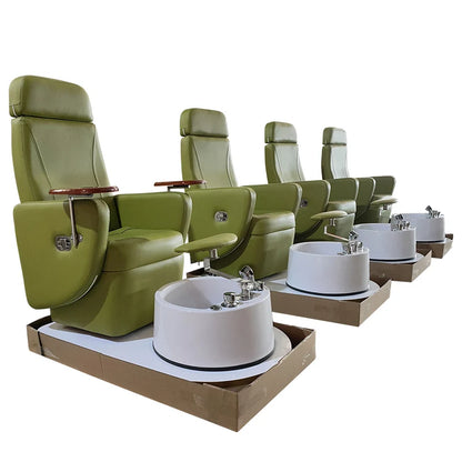 Lounger Cosmetic Pedicure Chair Massage Couch Luxury Pedicure Stool Foot Bath Tabouret Pedicure Salon Equipment Furniture CM50XZ