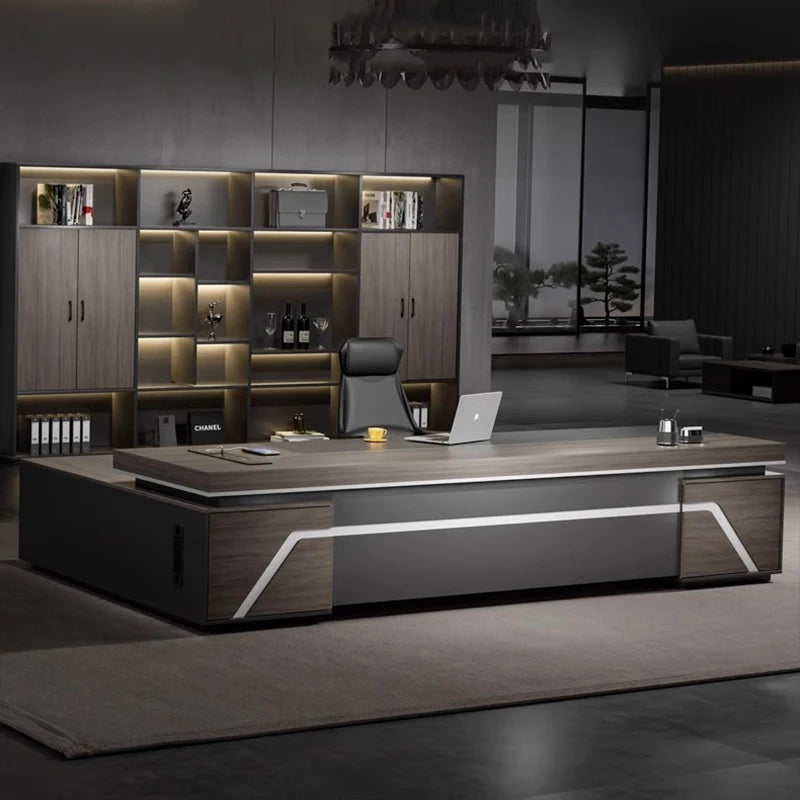 Kawaii wooden L-Shaped Desk desk