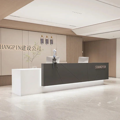 Shop Service Counter Barber Salon Luxury Furniture Office Reception Beauty Stores Hairdressing Spa Restaurant Bureau Desk Table