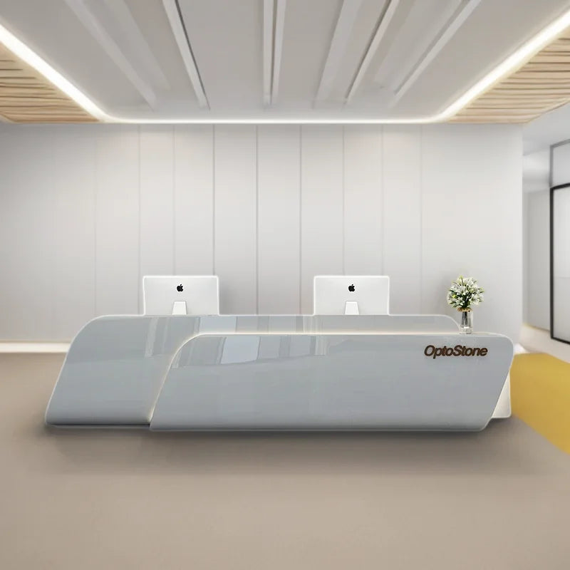 Help Desk Lectern Simple Reception Luxury Furniture Hairdressing Shop Counter Bank Salon Stores Beauty Receptie Aesthetic Spa